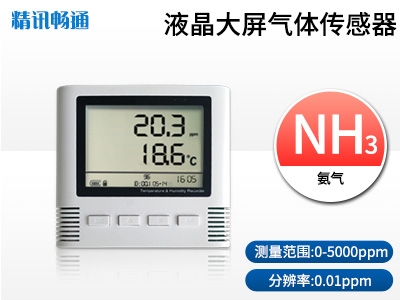 大屏氨氣傳感器